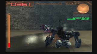 初期機体でライウンに挑むとバグが起きる　PS2アーマード・コア ラストレイヴン　ACLR　ARMORED CORE LAST RAVEN