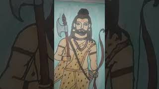 Bhagwan Parshuram drawing