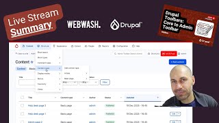 Summary: Drupal Toolbars: Core to Admin Toolbar