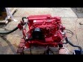 Beta Marine 50 Marine Diesel Engine Test Run