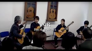 «Air» for 4 guitars, by SHINGO FUJII (2007)