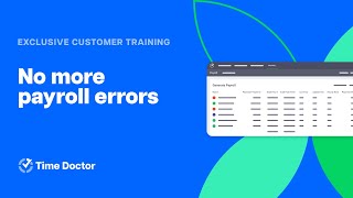 No more payroll errors