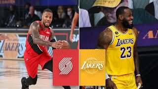 Los Angeles Lakers vs. Portland Trail Blazers [GAME 2 HIGHLIGHTS] | 2020 NBA Playoffs