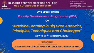One Week Online Faculty Development Programme (FDP) || Day-3 || NRCM || UGC Autonomous