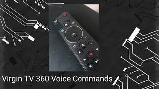 Virgin TV 360 Voice control - Best commands