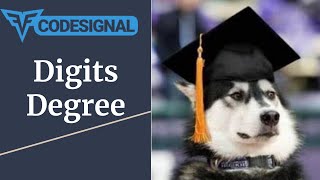 "Digits Degree" - Codesignal #41 - JAVA Solution