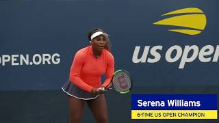 Serena Williams Practices Before 2018 US Open Women’s Final Against Naomi Osaka