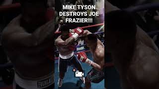 MIKE TYSON DESTROYS JOE FRAZIER!!! FIGHT NIGHT CHAMPION