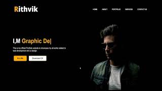 How to make a Website with Auto Typing Text Effect using HTML CSS and JavaScript
