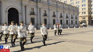 Carabineros de Chile - Relevo de Guardia 12 de enero 2025 (4K - 2 Camaras)