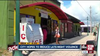 ABC Action News: City of Sarasota hopes to reduce late night violence