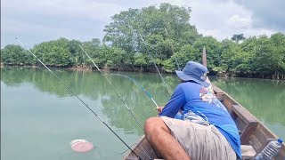 SPOT MANCING INI IKANNYA SANGAT LUAR BISA DAN GANAS.#fishing #mancing #fish