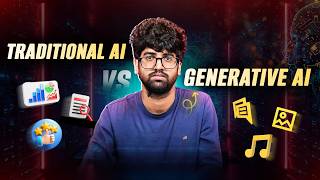Traditional AI vs Generative AI Explained in 3 Minutes | What is Gen AI? | Intellipaat