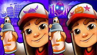 Subway Surfers Mexico 2022 Halloween Tricky Heart Outfit vs Subway Surfers Seoul Jake Gameplay HD