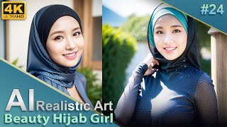 Ai Art - Beauty Hijab Girl  Lookbook #.24