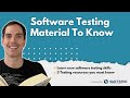 Software Testing Material Every Software Tester Should Know