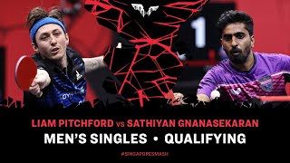 Liam Pitchford vs Sathiyan Gnanasekaran | MS Qual | Singapore Smash 2025