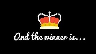 AND THE WINNER IS.....