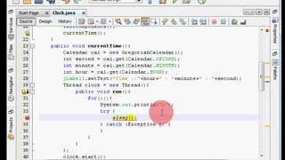 Making a Digital Clock in java Netbeans Part 2