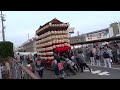 旧常滑地区祭礼2016（日） 保示字　保楽車 00136市役所駐車場退場　常滑春まつり2016　山車祭り