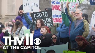 Little Rock joins nationwide anti-Trump protests