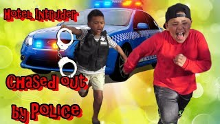 POLICE CHASE OUT HOTEL INTRUDER!!! KID IS OUT OF CONTROL!