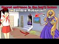 The secret of the horror of zombie Ropanzel in the boy go down horror sakura school simulator