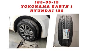 185-65-15 Yokohama Earth 1 | Hyundai i20 tyre Done