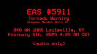 Tornado Warning (840 WHAS) (EAS #5911)