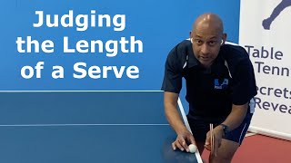 Judging the Length of a Serve | Table Tennis | PingSkills