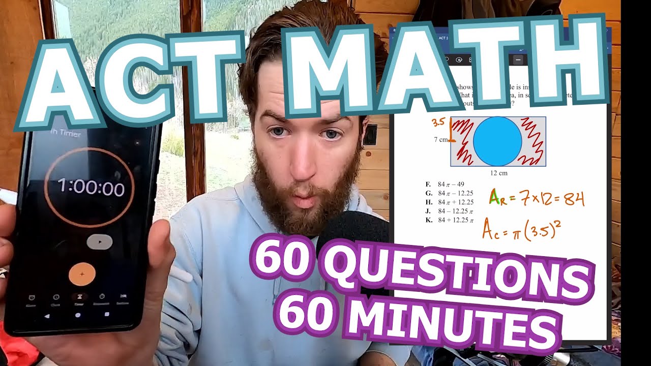 Full Act Math Practice Test Youtube