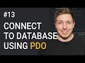 Connect To Database Using PDO In OOP PHP | Object Oriented PHP Tutorial | PHP Tutorial | mmtuts