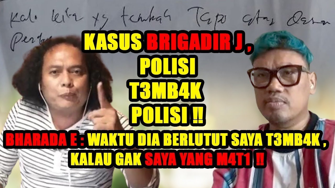 PENGAKUAN MENGEJUTKAN BHARADA E ATAS KEMATIAN BRIGADIR J , IRJEN FERDY ...