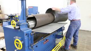 Rolling Steel Sheet Metal Pillar Forms on the Acrotech HD Machine