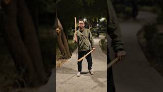 Double stick Sinawali tutorial Filipino Martial Arts #viralvideo #fma