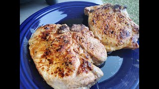 Griddle Porn: Pork Chops on the Blackstone