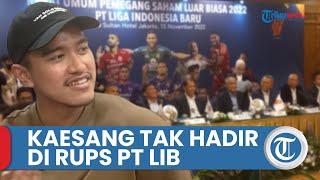 Perwakilan Persis Solo Kaesang Pangarep Tidak Hadir di RUPS PT LIB