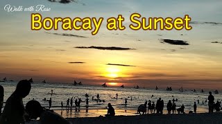 One fine day at BORACAY beachfront at SUNSET #vacation