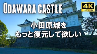 【4k】 Japan - Walking in Odawara Castle: Explore Sengoku Era Views and Samurai History  Kanagawa