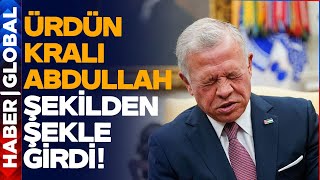 Ürdün Kralı Abdullah Trump'ın Karşısında Şekilden Şekle Girdi!