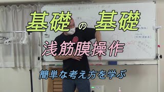 浅筋膜の操作、基礎の基礎（小川隆之）／オープンパス・メソッド®／ボディワーク