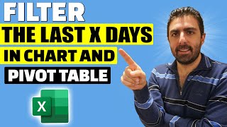 Filter the most recent dates 📅 in Excel Pivot Table - Interactive Chart with Last X Days of Data