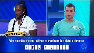 ACERTE OU CAIA: Neném da dupla com Pepe, perde duelo com Dhomini e cai no buraco