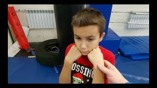 Бокс индивидуальная тренировка personal boxing training 12 y.o. boy