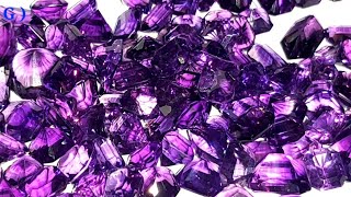 Natural Cut Amethyst  Stones | How to identify Amethyst Stone  |