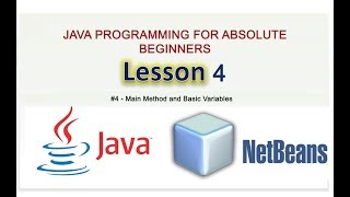 Java for the Absolute Beginner - #4 - Main Method and Basic Variables