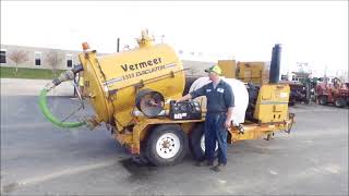 2001 Vermeer E550 vacuum excavator for sale | no-reserve Internet auction December 28, 2017