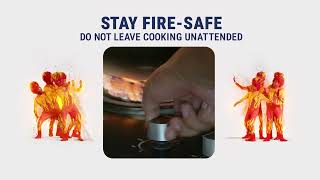 Fire Starts When Attention Stops | Beware of Unattended Cooking (English)