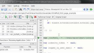 How to Debug JavaScript with Splinetech JavaScript Debugger PRO Part 2: Step Through