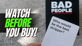 Is this game fun? - Bad People card game! How to play!